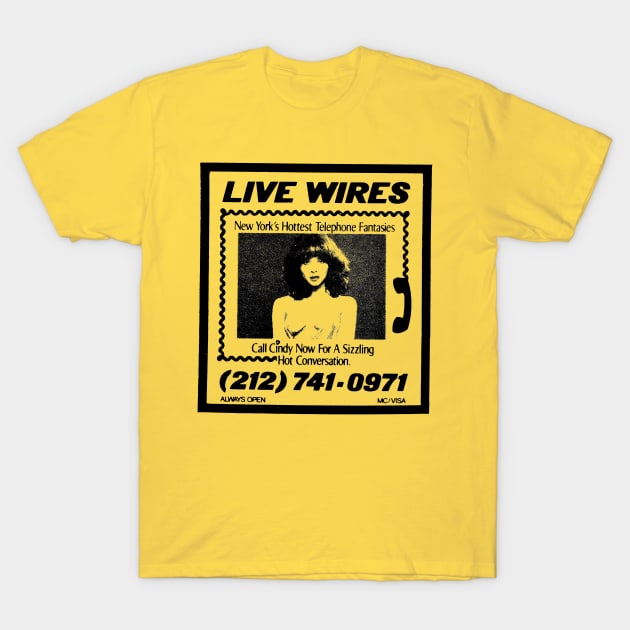 Sexy phone hotline T-Shirt by 1-900-SLEEZE